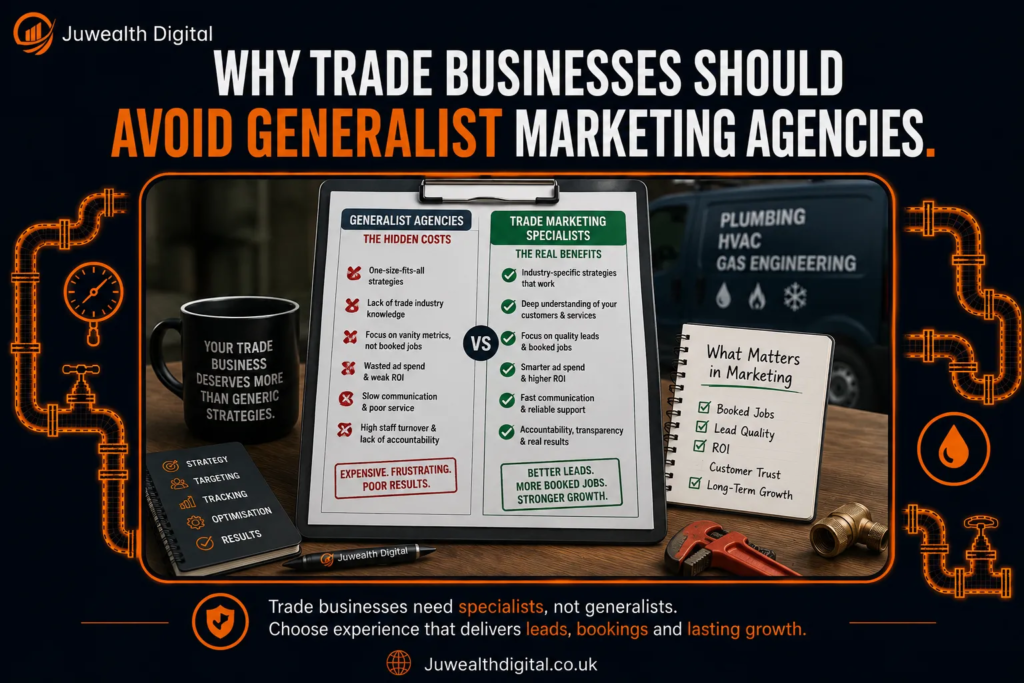 Why Trade Businesses Should Avoid Generalist Marketing Agencies
