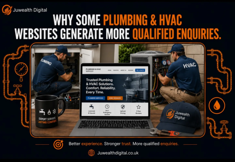 Why Plumbing and HVAC Websites Generate More Enquiries