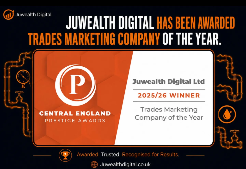 Juwealth Digital Has been Awarded Trades Marketing Company of the Year