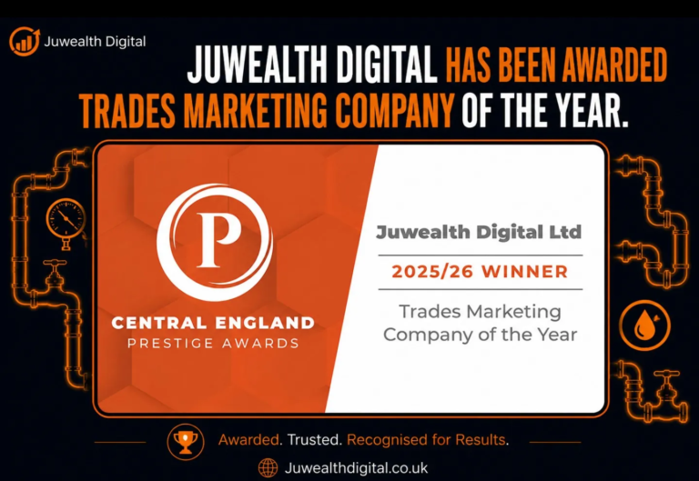 Juwealth Digital Has been Awarded Trades Marketing Company of the Year