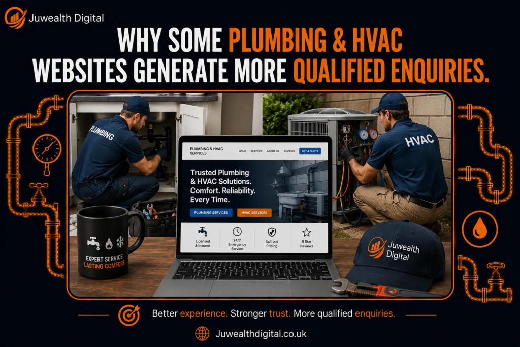 WHY SOME PLUMBING AND HVAC WEBSITES GENERATE MORE QUALIFIED ENQUIRES